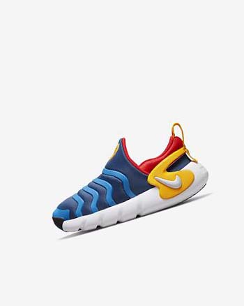 Nike Dynamo Go Azul Marino Azules Claro Dorados Blancos | MX 4663